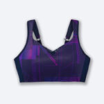 نیمتنه ورزشی بروکس Brooks Convertible bra سرمه ایی طرح دار
