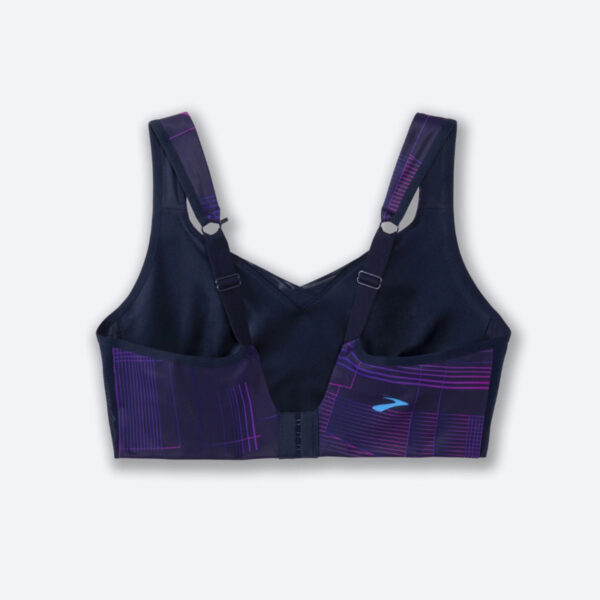 نیمتنه ورزشی بروکس Brooks Convertible bra سرمه ایی طرح دار