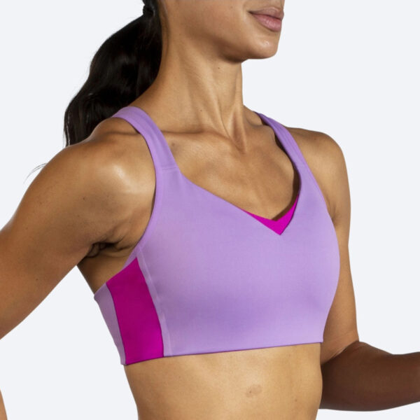 نیمتنه ورزشی زنانه بروکس Brooks Convertible run bra یاسی صورتی