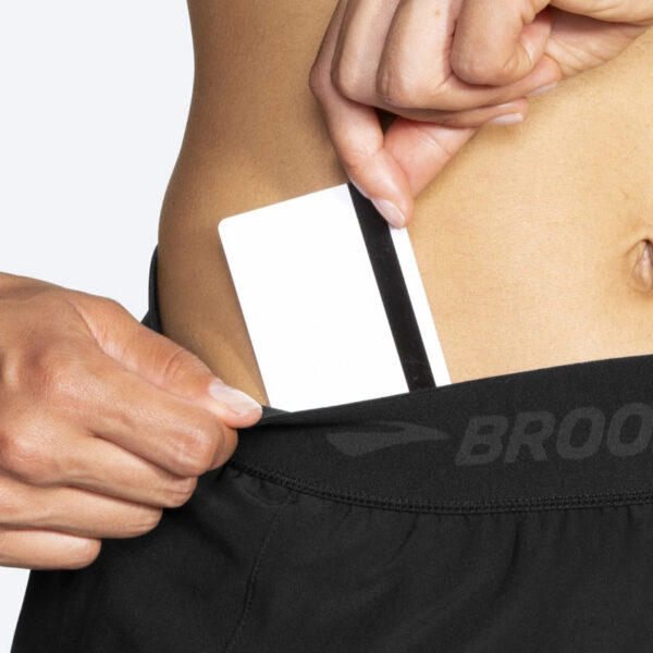 شورت ورزشی زنانه بروکس"Brooks chaser 3 مشکی