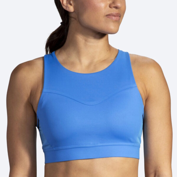 نیم تنه ورزشی بروکس Brooks 3 Pocket Run bra آبی