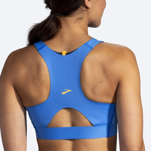 نیم تنه ورزشی بروکس Brooks 3 Pocket Run bra آبی