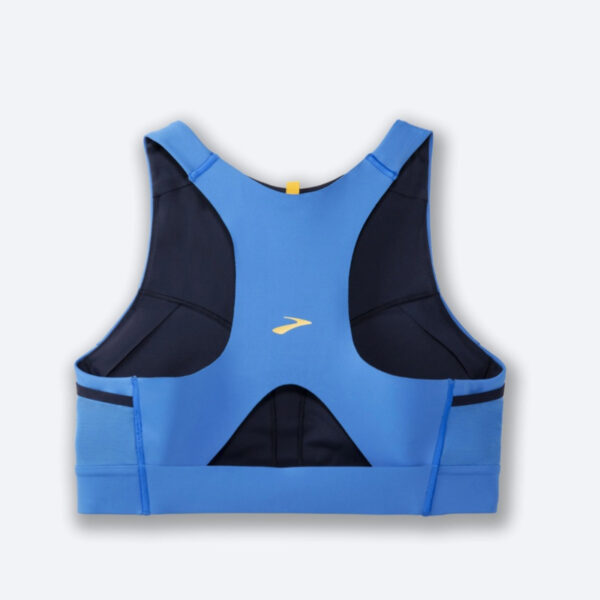 نیم تنه ورزشی بروکس Brooks 3 Pocket Run bra آبی