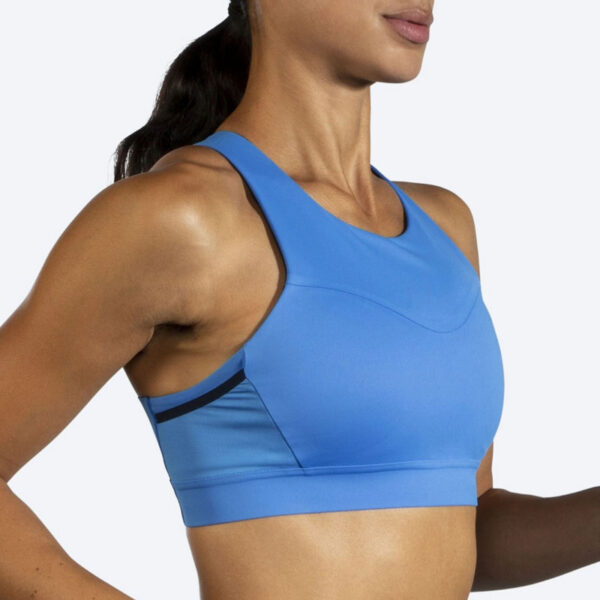 نیم تنه ورزشی بروکس Brooks 3 Pocket Run bra آبی