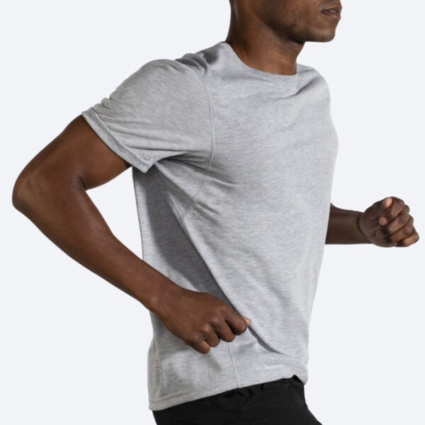 تیشرت ورزشی مردانه بروکس Brooks short sleeveطوسی