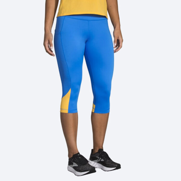 نیم لگ ورزشی زنانه بروکس Brooks Method ½ Crop Tight ابی
