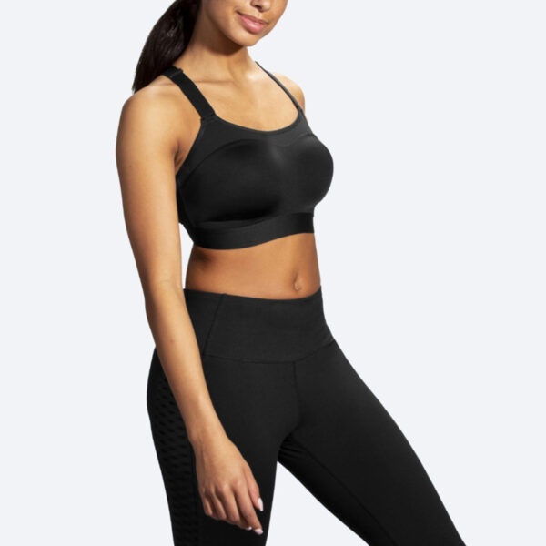 نیم تنه ورزشی فنر دار بروکس Brooks DARE RACERBACK Run bra مشکی