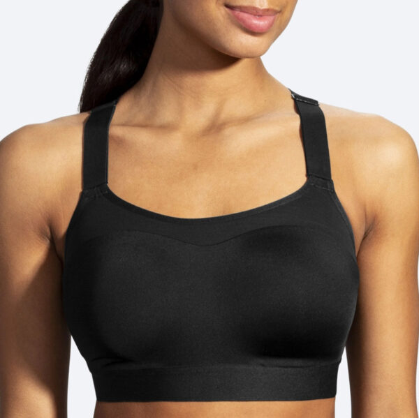 نیم تنه ورزشی فنر دار بروکس Brooks DARE RACERBACK Run bra مشکی