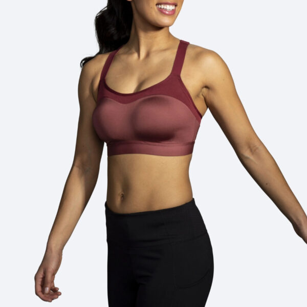 نیم تنه ورزشی بروکس Brooks DARE RACERBACK Run bra سفالی