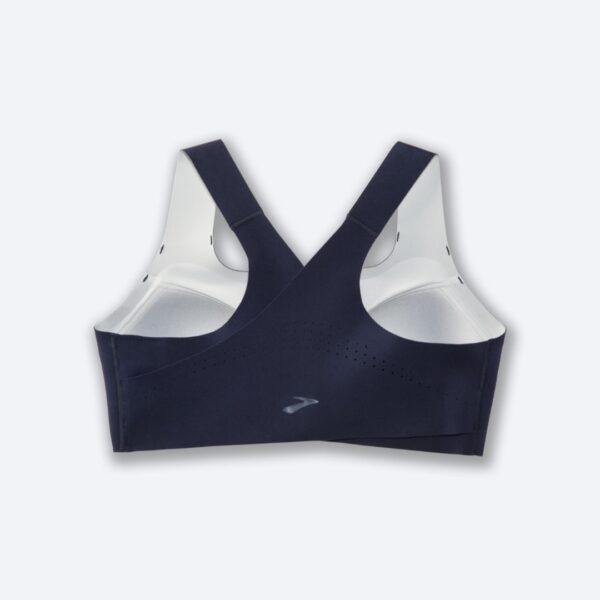 سوتین زیپ دار ورزشی بروکس Brooks DARE ZIP Run bra سرمه ای