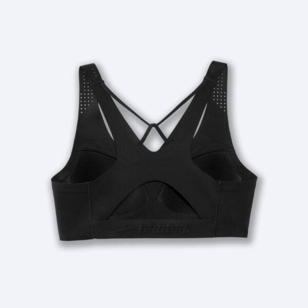 نیمتنه ورزشی بروکس Brooks Dare V NECK Run Bra مشکی