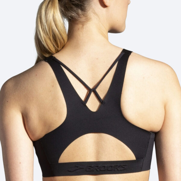 نیمتنه ورزشی بروکس Brooks Dare V NECK Run Bra مشکی