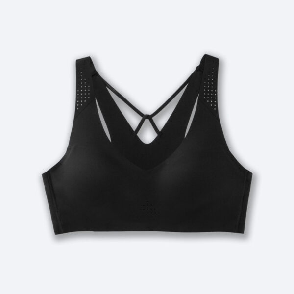 نیمتنه ورزشی بروکس Brooks Dare V NECK Run Bra مشکی