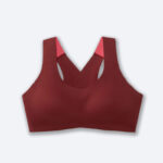 برا ورزشی بروکس Brooks DARE CROSSBACK Run bra عنابی