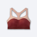 نیم تنه ورزشی بروکس Brooks DARE RACERBACK Run bra عنابی