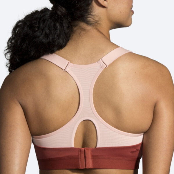 نیم تنه ورزشی بروکس Brooks DARE RACERBACK Run bra عنابی