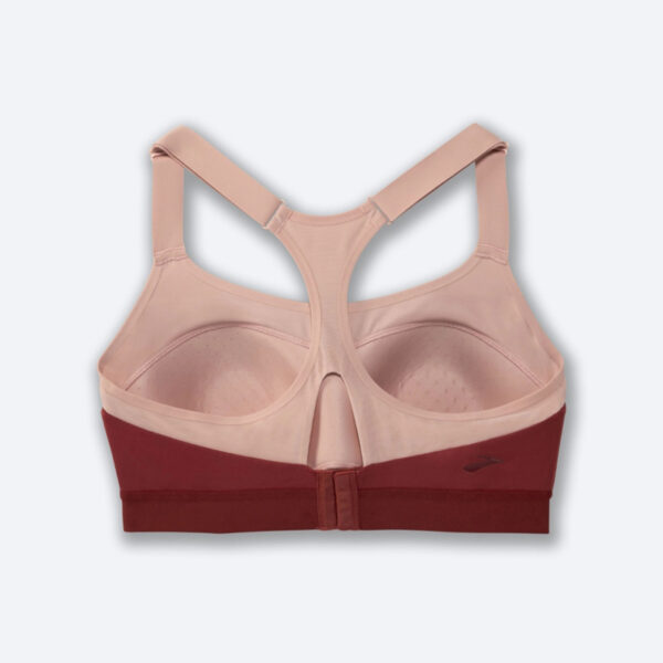 نیم تنه ورزشی بروکس Brooks DARE RACERBACK Run bra عنابی