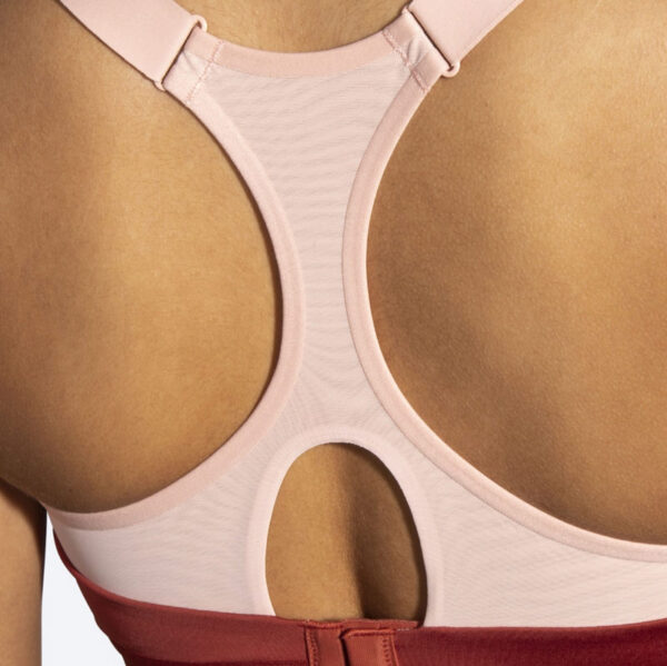 نیم تنه ورزشی بروکس Brooks DARE RACERBACK Run bra عنابی