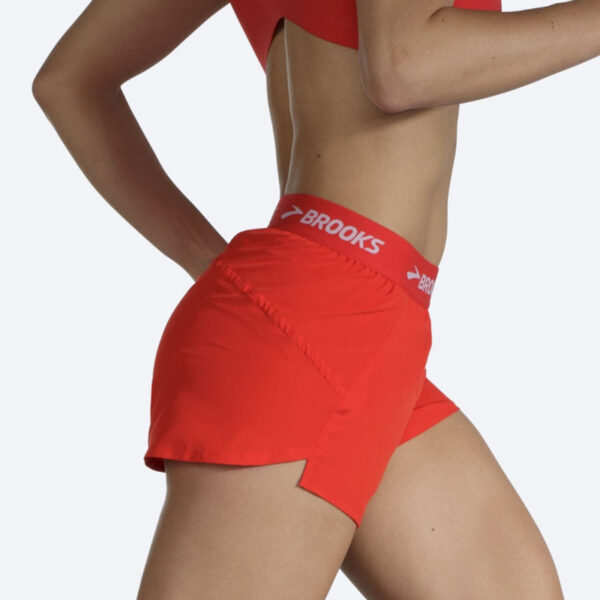 شورت ورزشی زنانه بروکس"Brooks chaser 3 قرمز