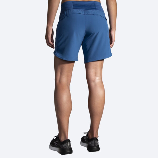 شورت ورزشی زنانه بروکس Brooks Chaser 7" Short آبی طوسی