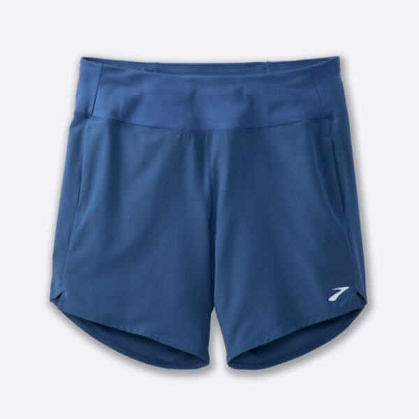 شورت ورزشی زنانه بروکس Brooks Chaser 7″ Short آبی طوسی