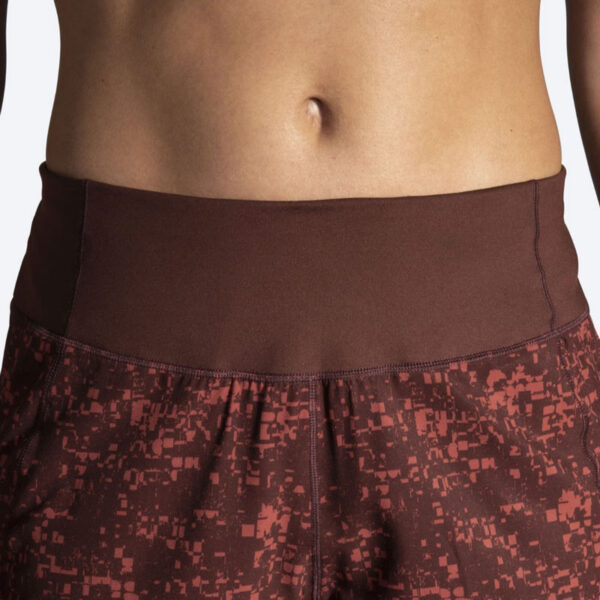 شورت ورزشی زنانه بروکس Brooks Chaser 5" Short مسی کشمشی