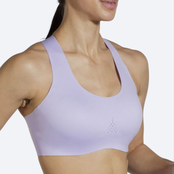 برا ورزشی بروکس Brooks Dare Crossback run bra 2 ویولت