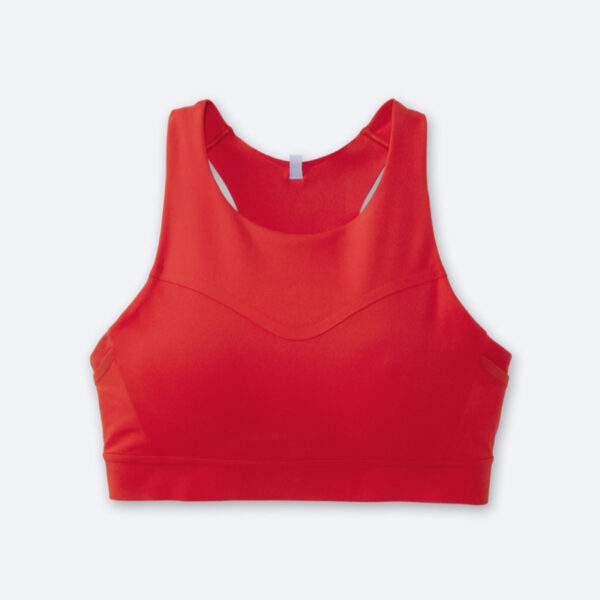 نیمتنه ورزشی بروکسBrooks 3Pocket Run bra قرمز