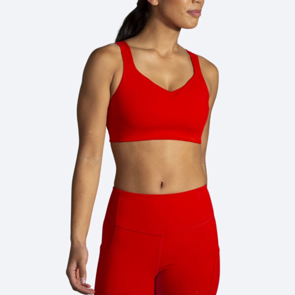 نیمتنه ورزشی بروکس Brooks Convertible bra قرمز