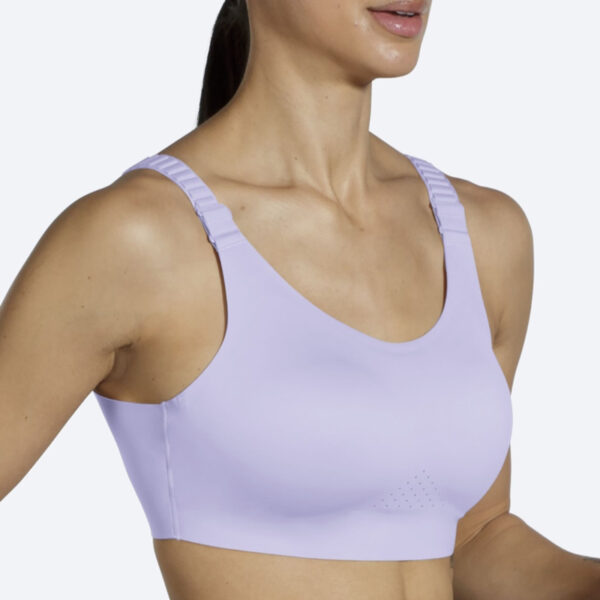 نیمتنه ورزشی بروکس Brooks Scoopback run bra 2 ویولت
