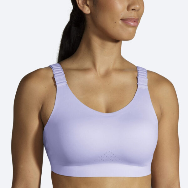 نیمتنه ورزشی بروکس Brooks Scoopback run bra 2 ویولت
