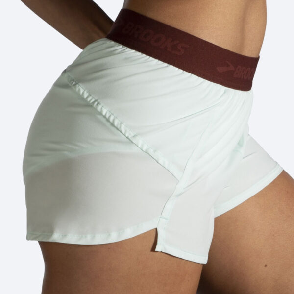 شورت ورزشی زنانه بروکس"Brooks chaser 3 یخی قهوه ای