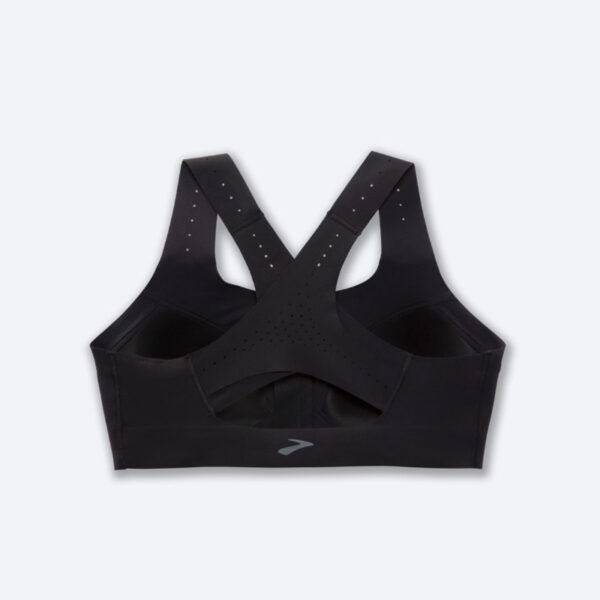سوتین زیپ دار ورزشی بروکس Brooks Dare Zip run bra 2 مشکی
