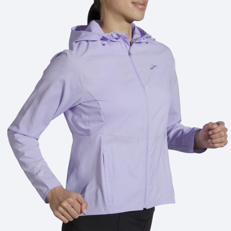 بادگیر ورزشی زنانه بروکس Brooks Canopy Jacket ویولت