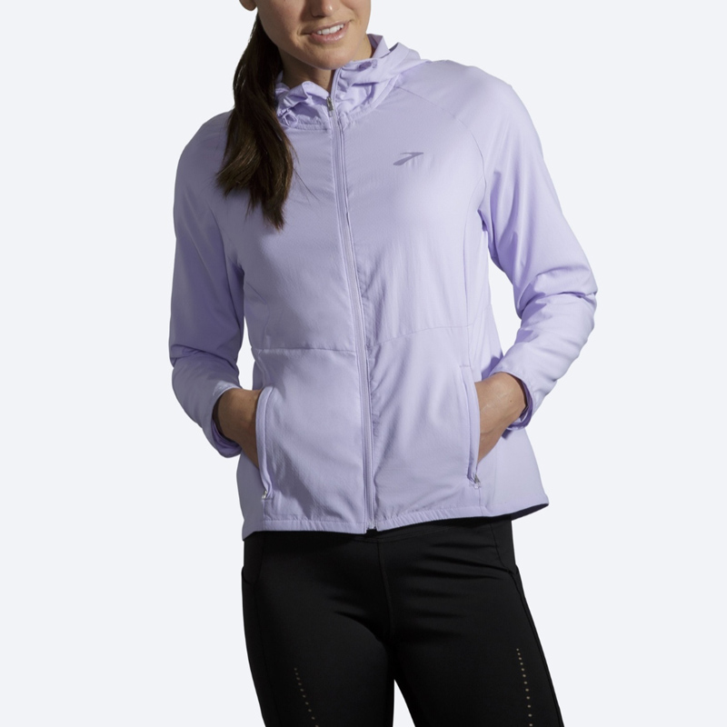 بادگیر ورزشی زنانه بروکس Brooks Canopy Jacket ویولت
