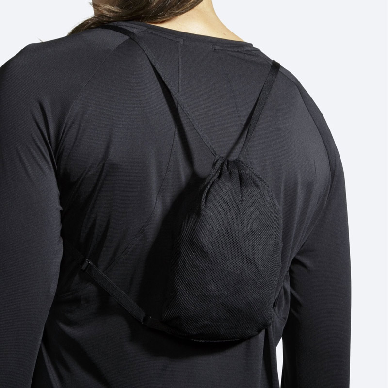 بادگیر ورزشی زنانه بروکس Brooks Canopy Jacket مشکی
