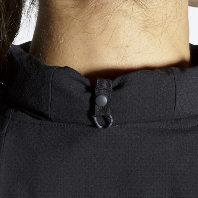 بادگیر ورزشی زنانه بروکس Brooks Canopy Jacket مشکی