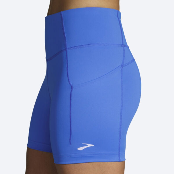 شورت تایت ورزشی زنانه بروکس "Brooks Short Tight 5 آبی کاربنی