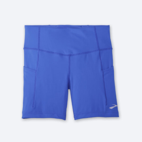شورت تایت ورزشی زنانه بروکس "Brooks Short Tight 5 آبی کاربنی