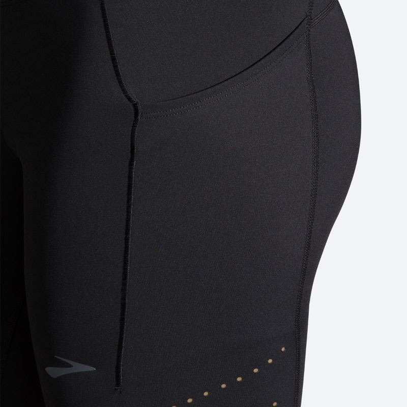 شورت تایت ورزشی زنانه بروکس Brooks Short Tight 8" N مشکی