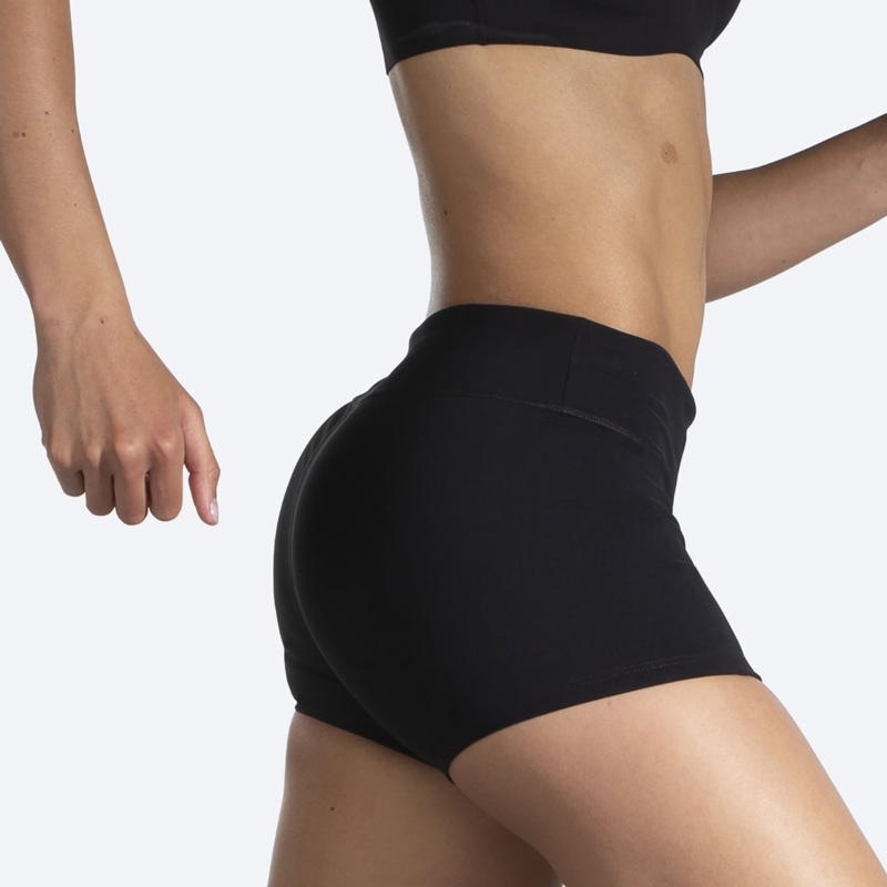 شورت تایت ورزشی زنانه بروکس Brooks Speedwork Short Tight مشکی