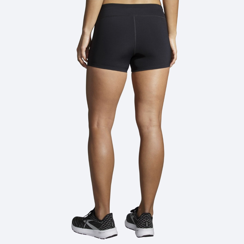 شورت تایت ورزشی زنانه بروکس Brooks Speedwork Short Tight مشکی
