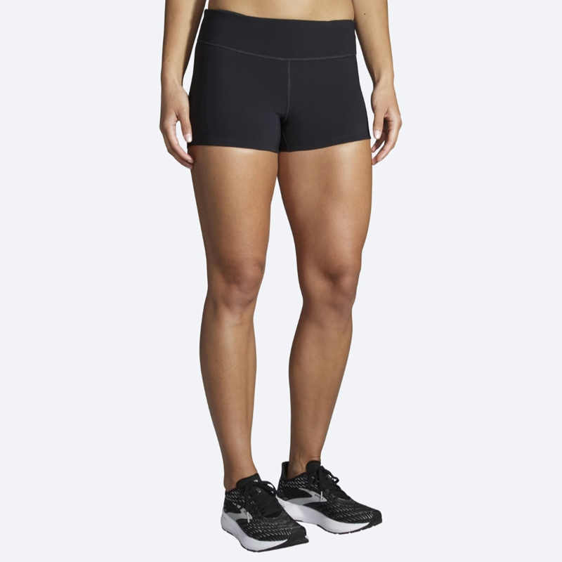 شورت تایت ورزشی زنانه بروکس Brooks Speedwork Short Tight مشکی