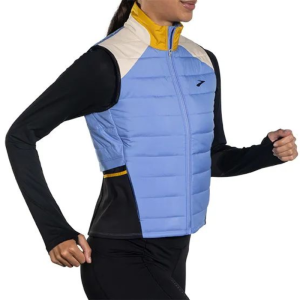 جلیقه ورزشی زنانه بروکس Brooks shield Hybrid vest 2 آبی
