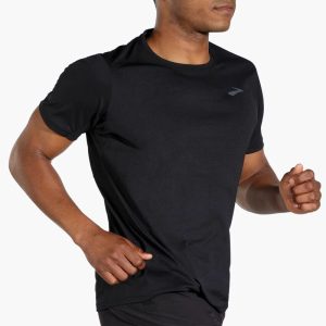 تیشرت ورزشی مردانه بروکس Brooks Atmosphere short sleeve مشکی