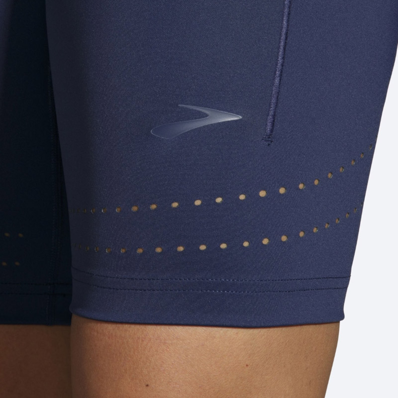 شورت تایت ورزشی زنانه بروکس Brooks Short Tight 8" N سرمه ای