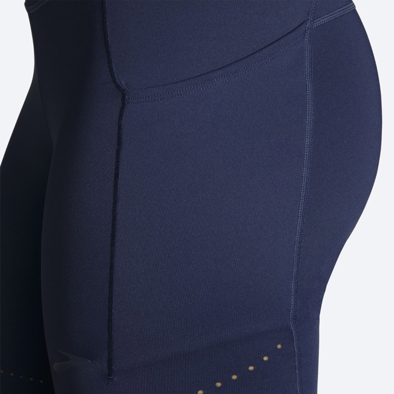 شورت تایت ورزشی زنانه بروکس Brooks Short Tight 8" N سرمه ای