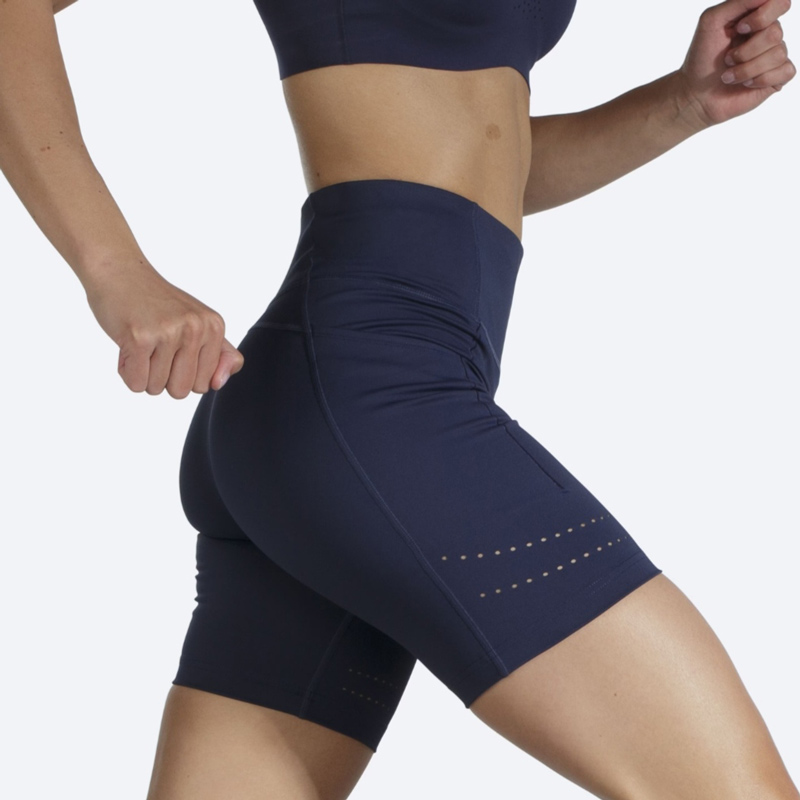 شورت تایت ورزشی زنانه بروکس Brooks Short Tight 8" N سرمه ای