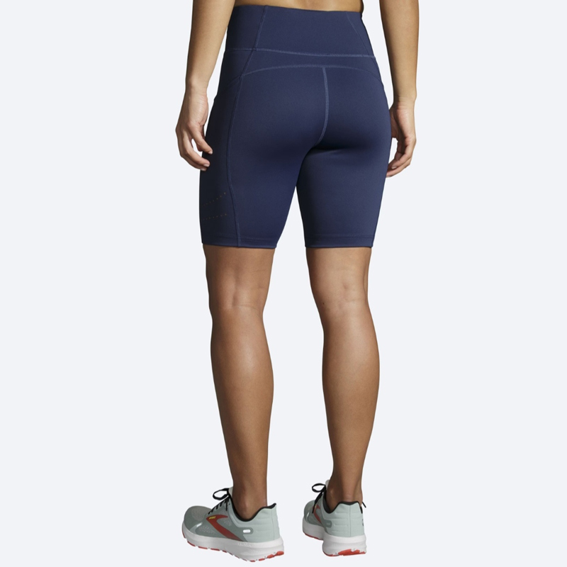 شورت تایت ورزشی زنانه بروکس Brooks Short Tight 8" N سرمه ای