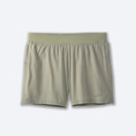 شورت ورزشی مردانه بروکس Brooks Sherpa 5" short زیتونی روشن